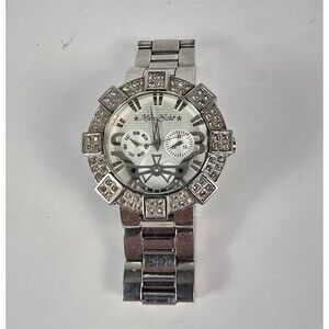Men's MARC ECKO Watch Stainless Steel Case Metallic Detailing E20034G1